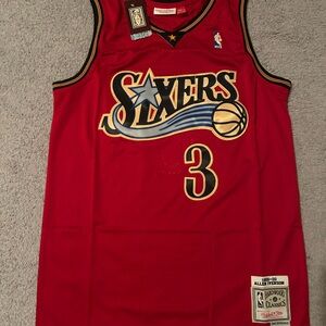 Red Sixers Basketball Jersey